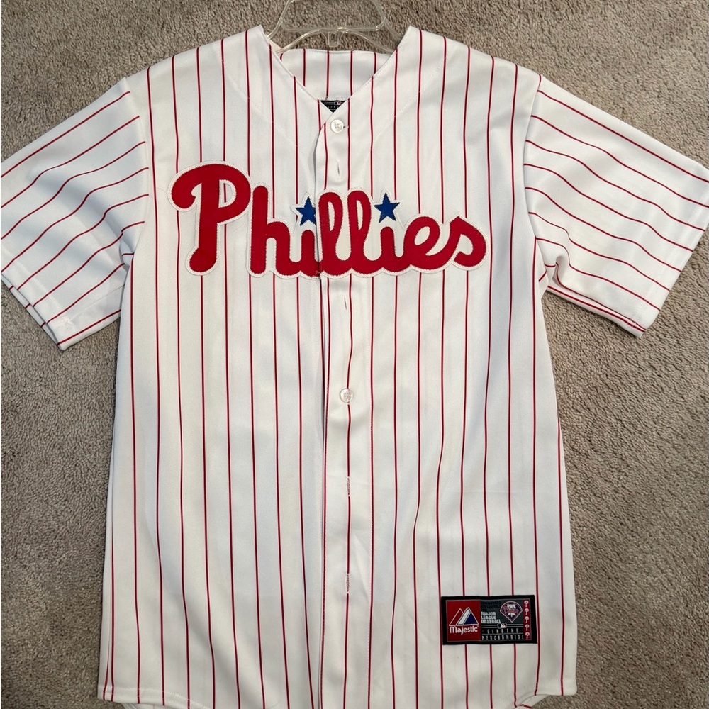 Majestic Phillies Werth Jersey - Small